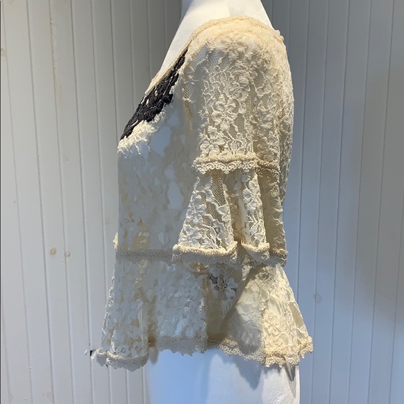 Free People Boho Chic Lace Blouse - Picture 6 of 7